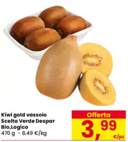 Eurospar Kiwi gold vassoio Scelta Verde Despar Bio,Logico offerta