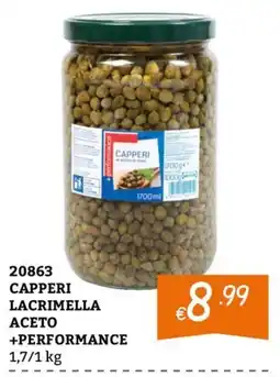 Zona Capperi lacrimella aceto +performance offerta