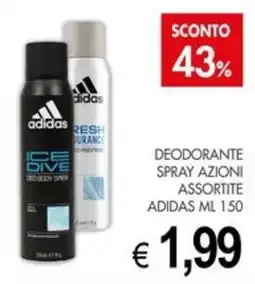 PrestoFresco Adidas deodorante spray offerta