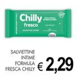 PrestoFresco Salviettine intime formula fresca chilly offerta