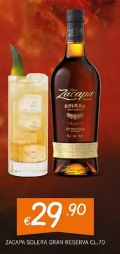 Zona Zacapa Solera Gran Reserva offerta
