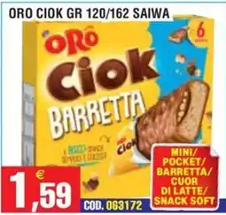 Immenso Cash Oro Ciok Barretta offerta