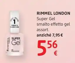 dm drogerie markt Rimmel London Super Gel offerta