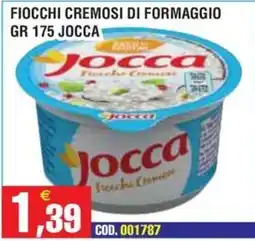 Immenso Cash Fiocchi cremosi di formaggio Jocca offerta
