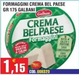 Immenso Cash Formaggini crema bel paese Galbani offerta