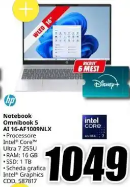 MediaWorld HP Notebook Omnibook 5 offerta