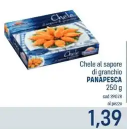 Talento Professional Store Chele al sapore di granchio Panapesca offerta