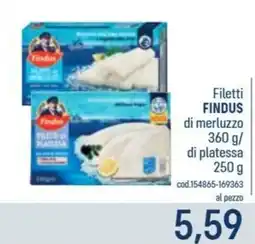 Talento Professional Store Filetti FINDUS di merluzzo di platessa offerta
