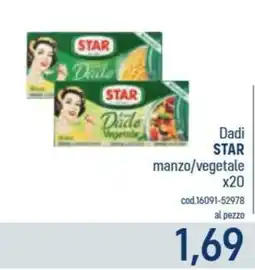 Talento Professional Store Dadi Star manzo/vegetale offerta