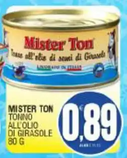 Vicino a te supermercati Mister Ton tonno all'olio di girasole offerta