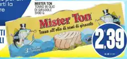 Vicino a te supermercati Mister Ton Tonno all'olio di semi di girasole offerta