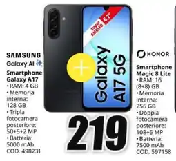MediaWorld Samsung Galaxy A17 offerta