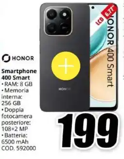 MediaWorld Honor Smartphone 400 Smart offerta
