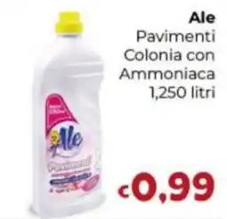 Le Bolle di Giù Giù Ale Pavimenti Colonia con Ammoniaca offerta