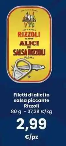Interspar Filetti di alici in salsa piccante Rizzoli offerta