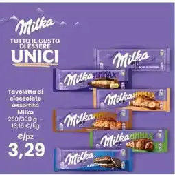 Interspar Tavoletta di cioccolato assortita Milka offerta