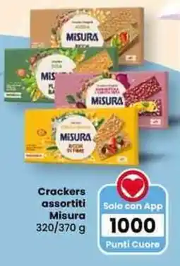 Interspar Crackers assortiti Misura offerta