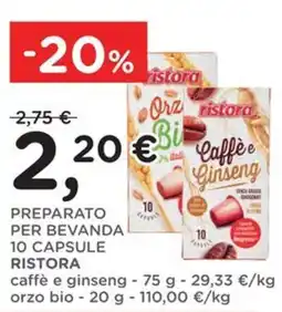 Orvea Caffè e Ginseng Ristora offerta