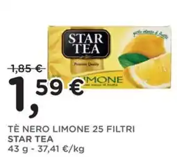 Orvea Tè nero limone Star Tea offerta