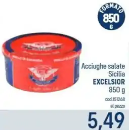 Talento Professional Store Acciughe salate Sicilia Excelsior offerta