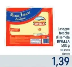 Talento Professional Store Lasagne fresche di semola DIVELLA offerta