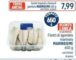 Talento Professional Store Filetti di sgombro marinato MARINSIEME offerta