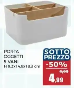 Happy Casa Porta oggetti 5 vani offerta