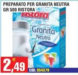 Immenso Cash Ristora Granita Neutra offerta