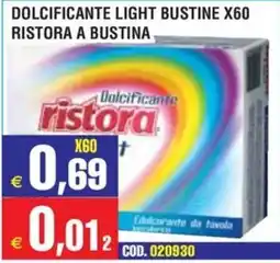 Immenso Cash Dolcificante light bustine ristora a bustina offerta
