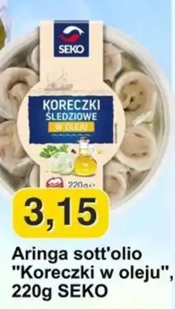 Mix Markt Aringa sott'olio "Koreczki w oleju" SEKO offerta