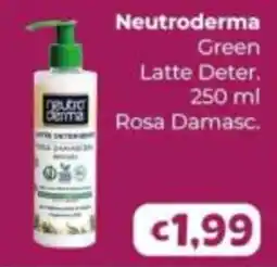 Le Bolle di Giù Giù Neutroderma Green Latte Deter. offerta