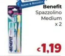 Le Bolle di Giù Giù Benefit Spazzolino Medium offerta