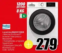 MediaWorld Lavatrice Beko BMX8126DB offerta
