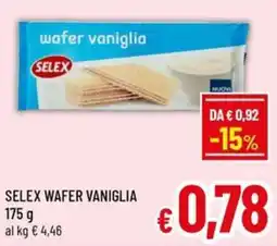 A&O Selex wafer vaniglia offerta