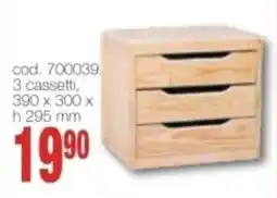 Mondo Brico Cassetto in legno offerta