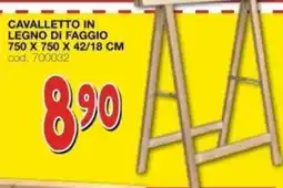 Mondo Brico Cavalletto in legno di faggio offerta