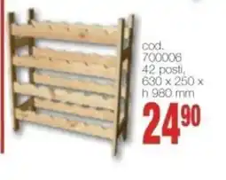 Mondo Brico Rack in legno offerta