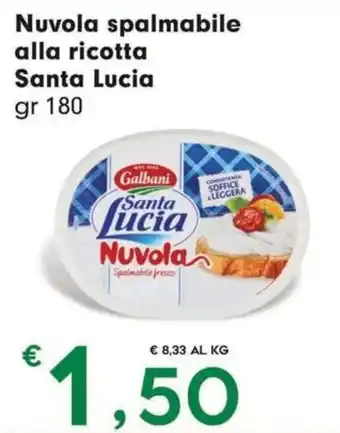 Nuvola spalmabile alla ricotta Santa Lucia