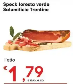 DeSpar Express Speck foresta verde Salumificio Trentino offerta