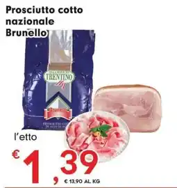 DeSpar Express Prosciutto cotto nazionale Brunello offerta