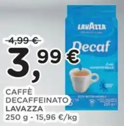 Orvea Caffè decaffeinato Lavazza offerta