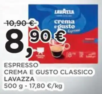 Espresso crema e gusto classico Lavazza