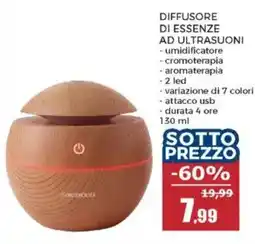 Happy Casa Diffusore di essenze ad ultrasuoni offerta
