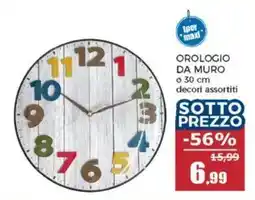 Happy Casa Orologio da muro Iper maxi offerta