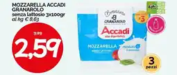 Hardis Mozzarella Accadi senza lattosio offerta