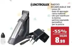 Happy Casa Rasoio ricaricabile 3W Dictrolux offerta