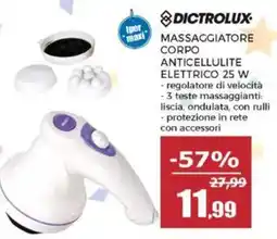 Happy Casa Dictrolux massaggiatore corpo anticellulite elettrico offerta