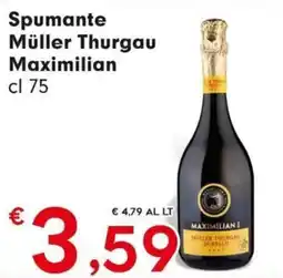 DeSpar Express Spumante Müller Thurgau Maximilian offerta