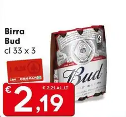 DeSpar Express Birra Bud offerta