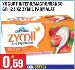 Immenso Cash Yogurt Zymil Parmalat offerta